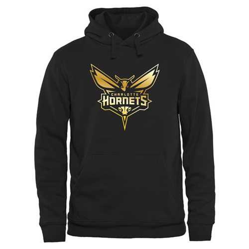 Charlotte Hornets Gold Collection Pullover Hoodie Black